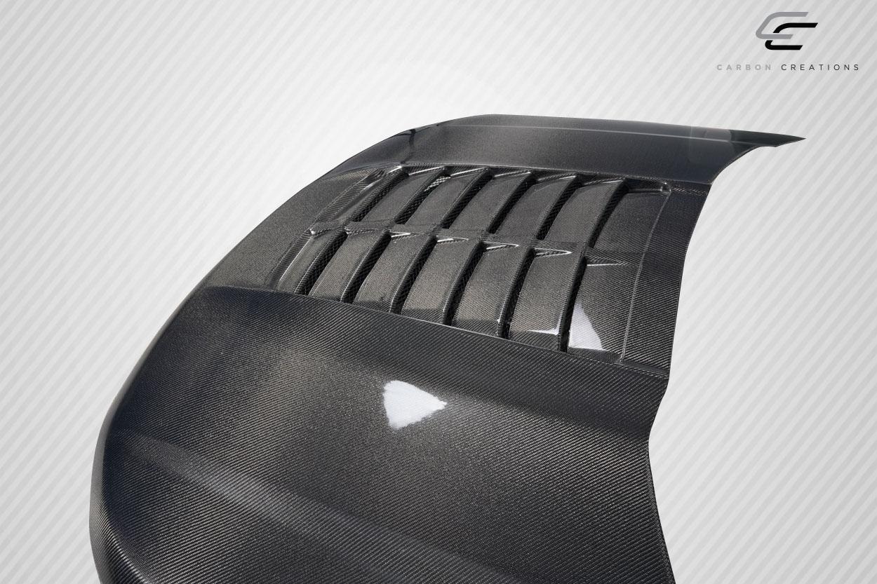 2016-2019 Ford Explorer Carbon Creations GT500 Carbon Fiber Hood - Image 6