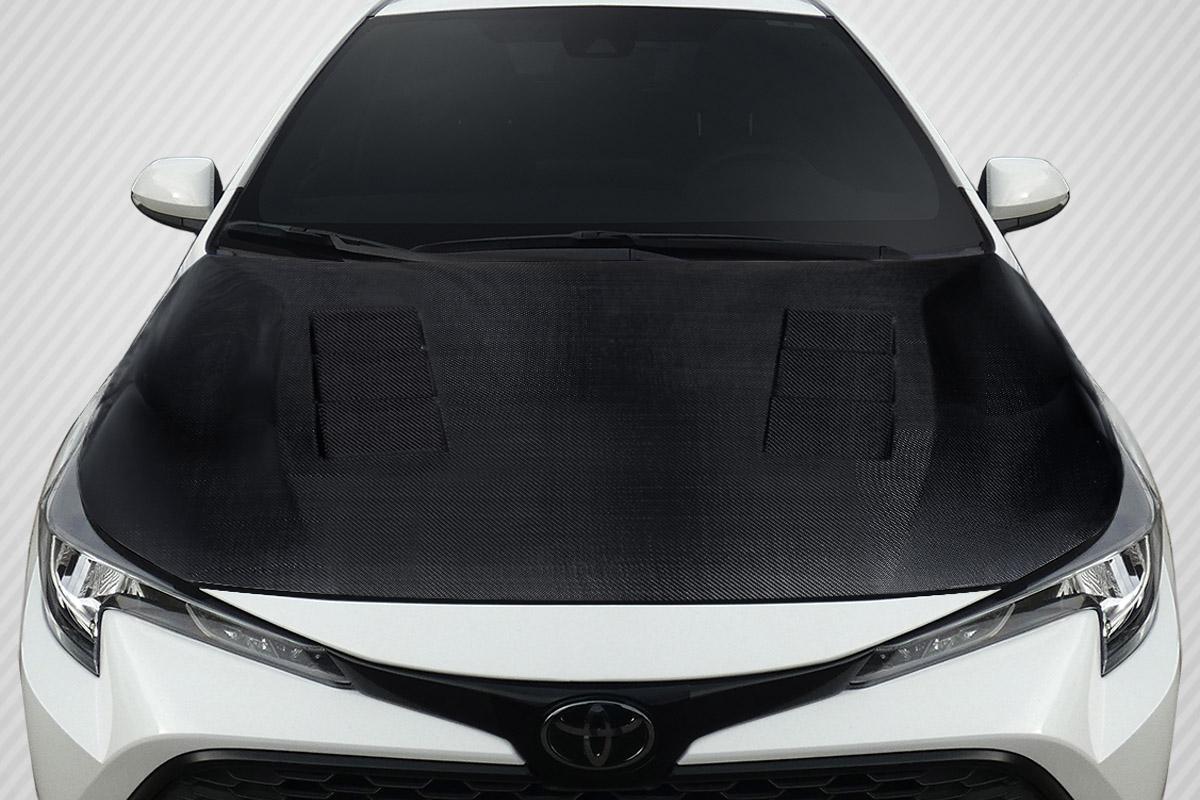 2019-2023 Toyota Corolla Carbon Creations Velocity Carbon Fiber Hood - Image 1