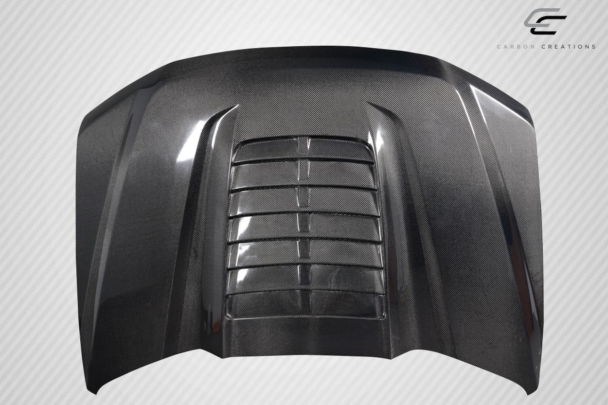 2017-2022 Ford Super Duty Carbon Creations GT500 V2 Carbon Fiber Hood - Image 8