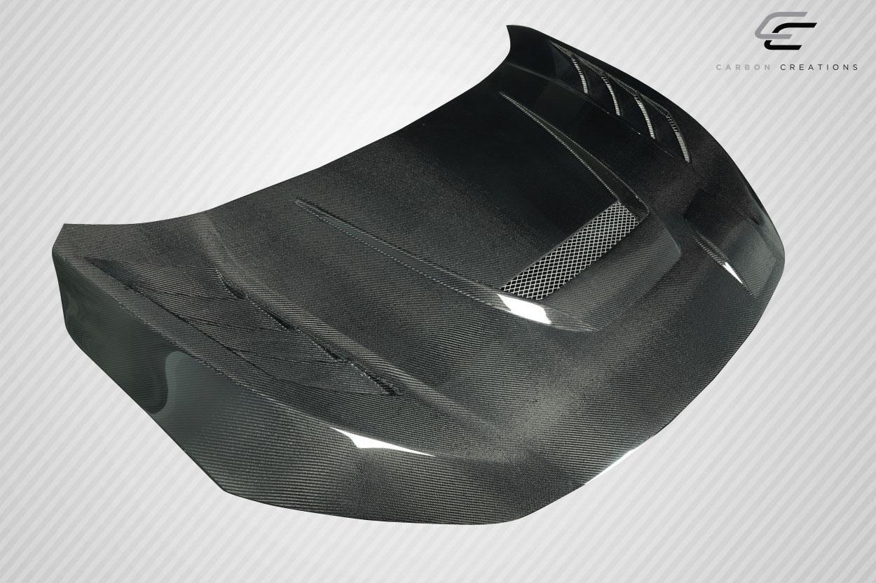 2016-2021 Honda Civic Carbon Creations Time Attack Carbon Fiber Hood - Image 4