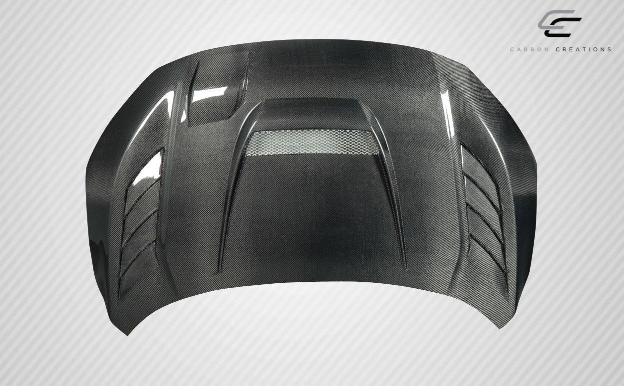 2016-2021 Honda Civic Carbon Creations Time Attack Carbon Fiber Hood - Image 5