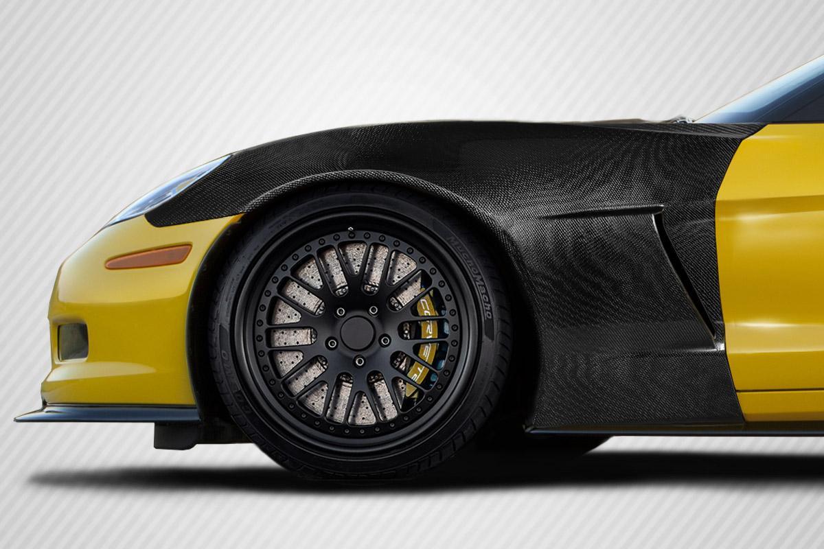 2005-2013 Chevrolet Corvette Carbon Creations Z06 Look Carbon Fiber Fender - Image 1