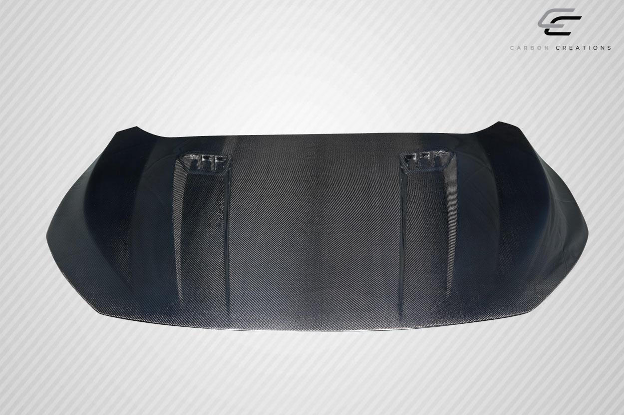 2016-2021 Honda Civic Carbon Creations Broman Carbon Fiber Hood - Image 2