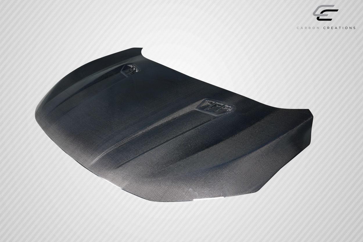 2016-2021 Honda Civic Carbon Creations Broman Carbon Fiber Hood - Image 3