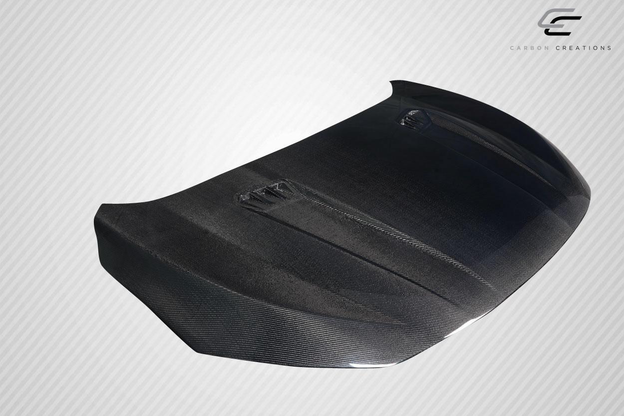 2016-2021 Honda Civic Carbon Creations Broman Carbon Fiber Hood - Image 4