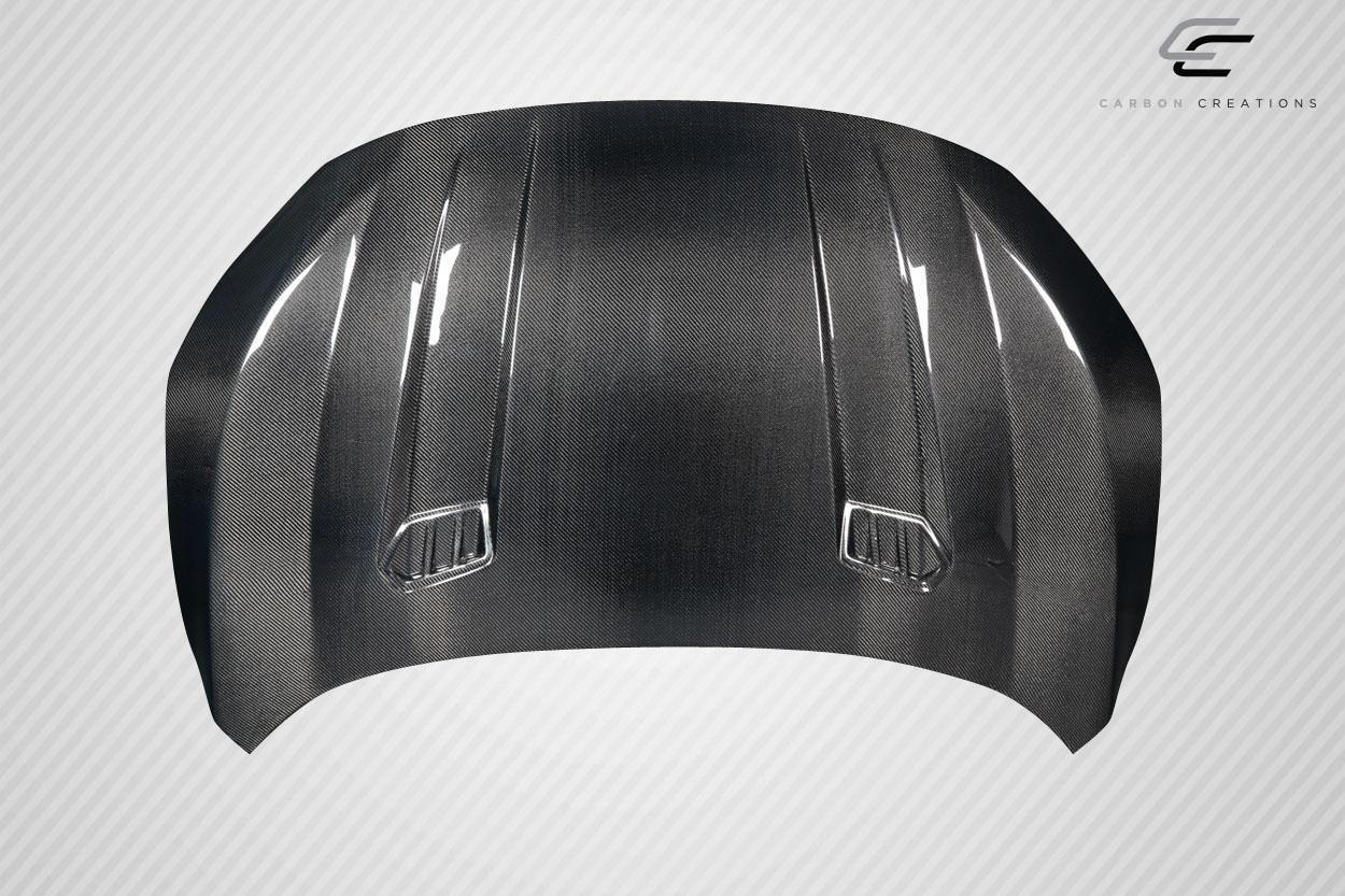 2016-2021 Honda Civic Carbon Creations Broman Carbon Fiber Hood - Image 5