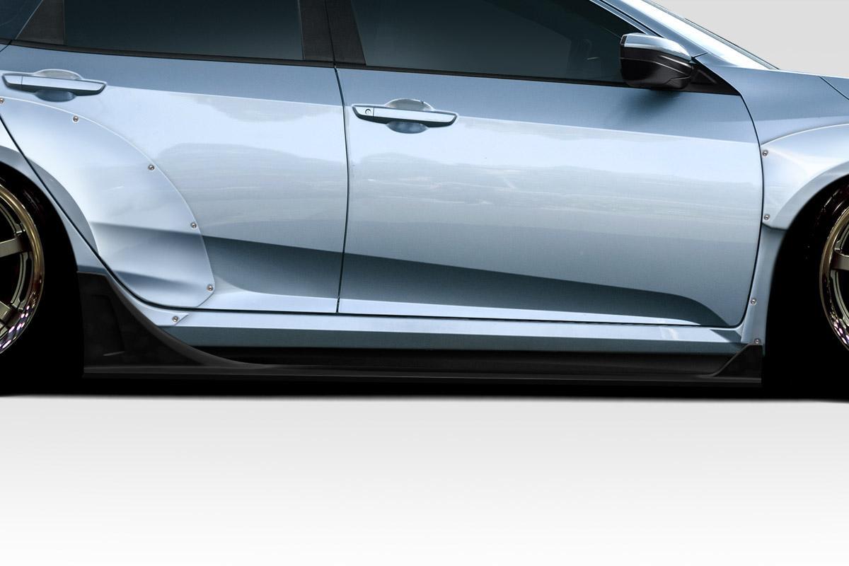 2016-2021 Honda Civic Duraflex Broman Side Skirts - Image 1