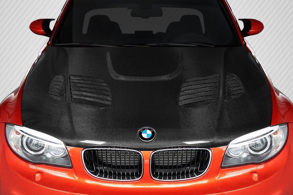 2008-2013 BMW 1 Series Carbon Creations GTR Carbon Fiber Hood - Image 1