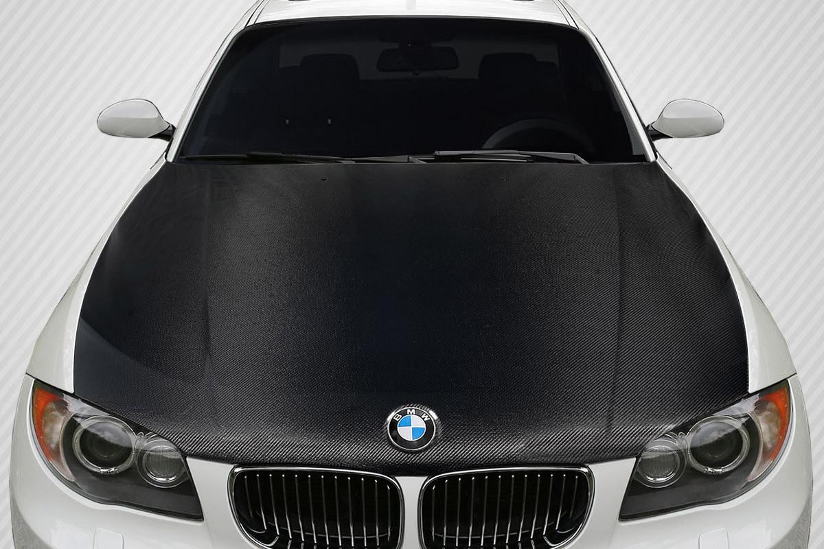 2008-2013 BMW 1 Series Carbon Creations OEM Look Carbon Fiber Hood - Image 1