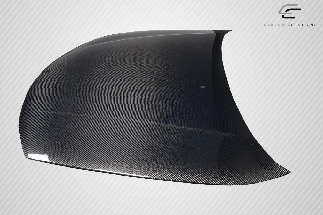 2008-2013 BMW 1 Series Carbon Creations OEM Look Carbon Fiber Hood - Image 5