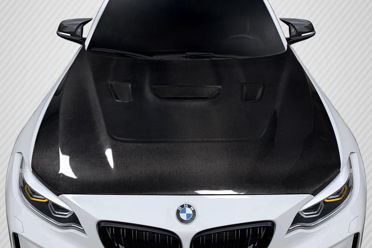 2014-2021 BMW 2 Series Carbon Creations Power Dynamics Carbon Fiber Hood - Image 1