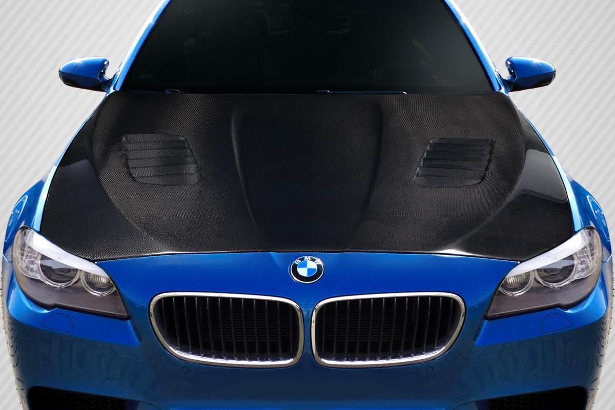 2011-2016 BMW 5 Series Carbon Creations Fusion Carbon Fiber Hood - Image 1