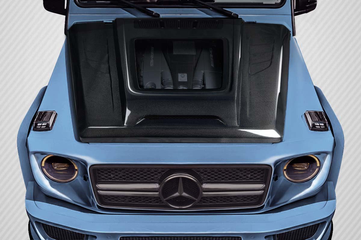 2000-2018 Mercedes G Class Carbon Creations Window Carbon Fiber Hood - Image 1