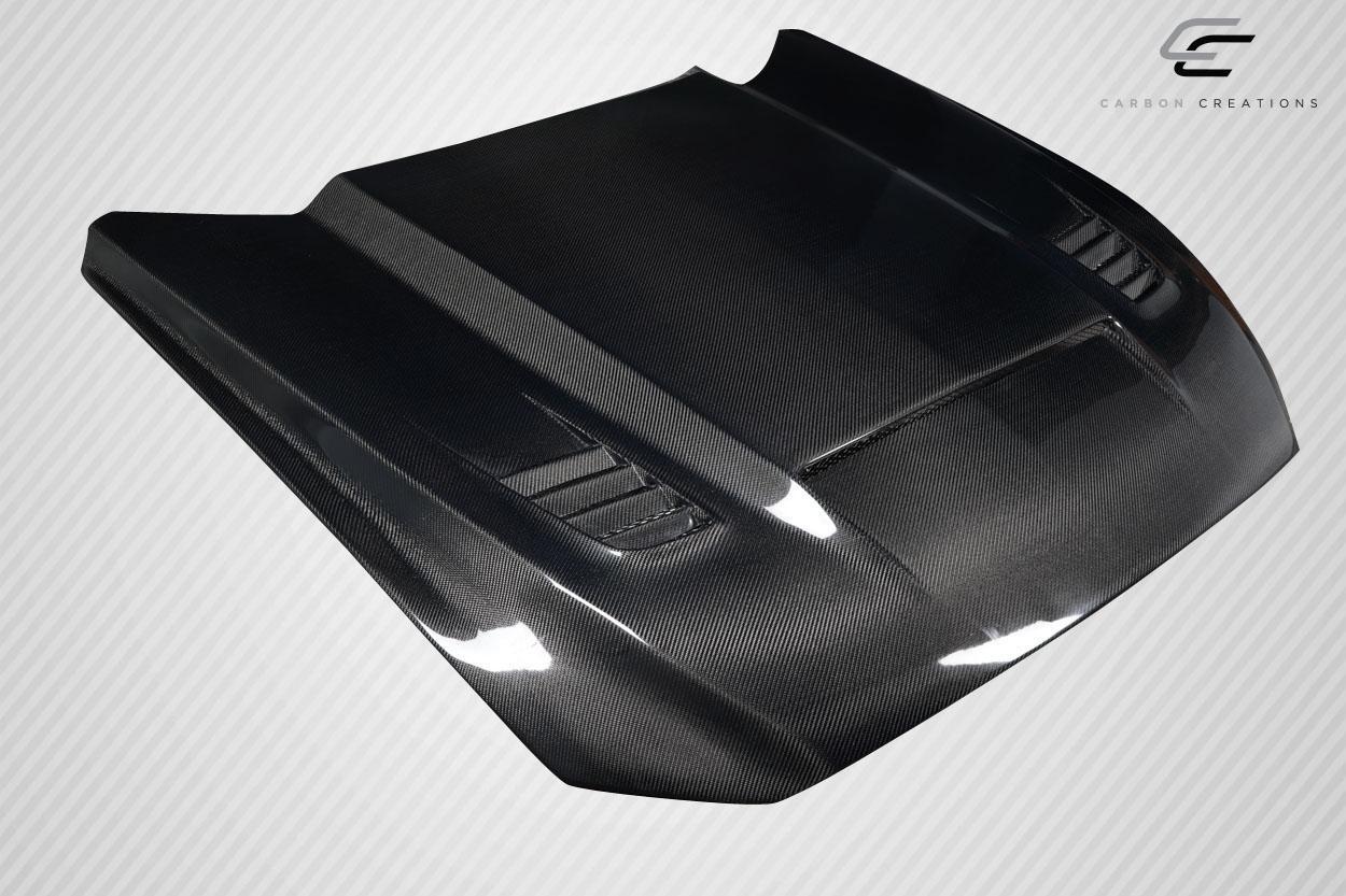 2015-2017 Ford Mustang Carbon Creations R Spec Carbon Fiber Hood - Image 3