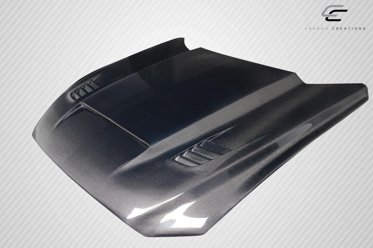 2015-2017 Ford Mustang Carbon Creations R Spec Carbon Fiber Hood - Image 4