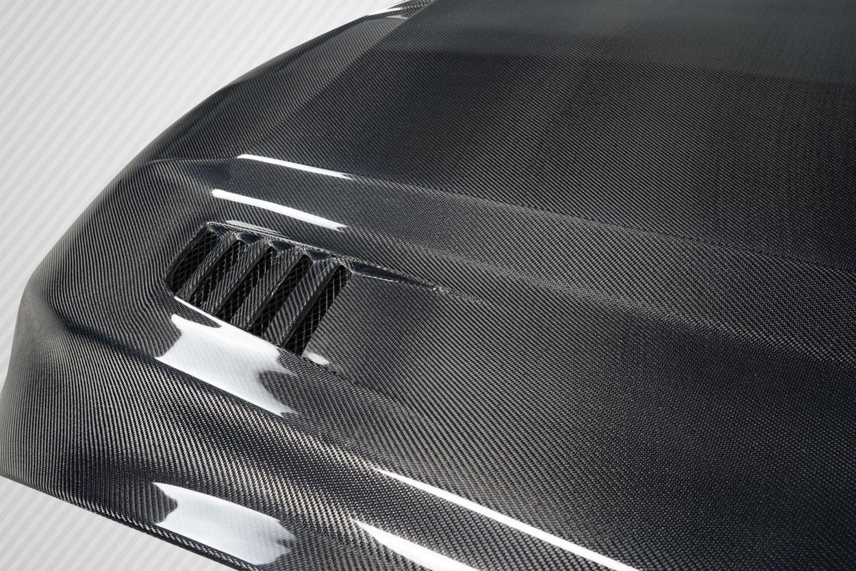 2015-2017 Ford Mustang Carbon Creations R Spec Carbon Fiber Hood - Image 6