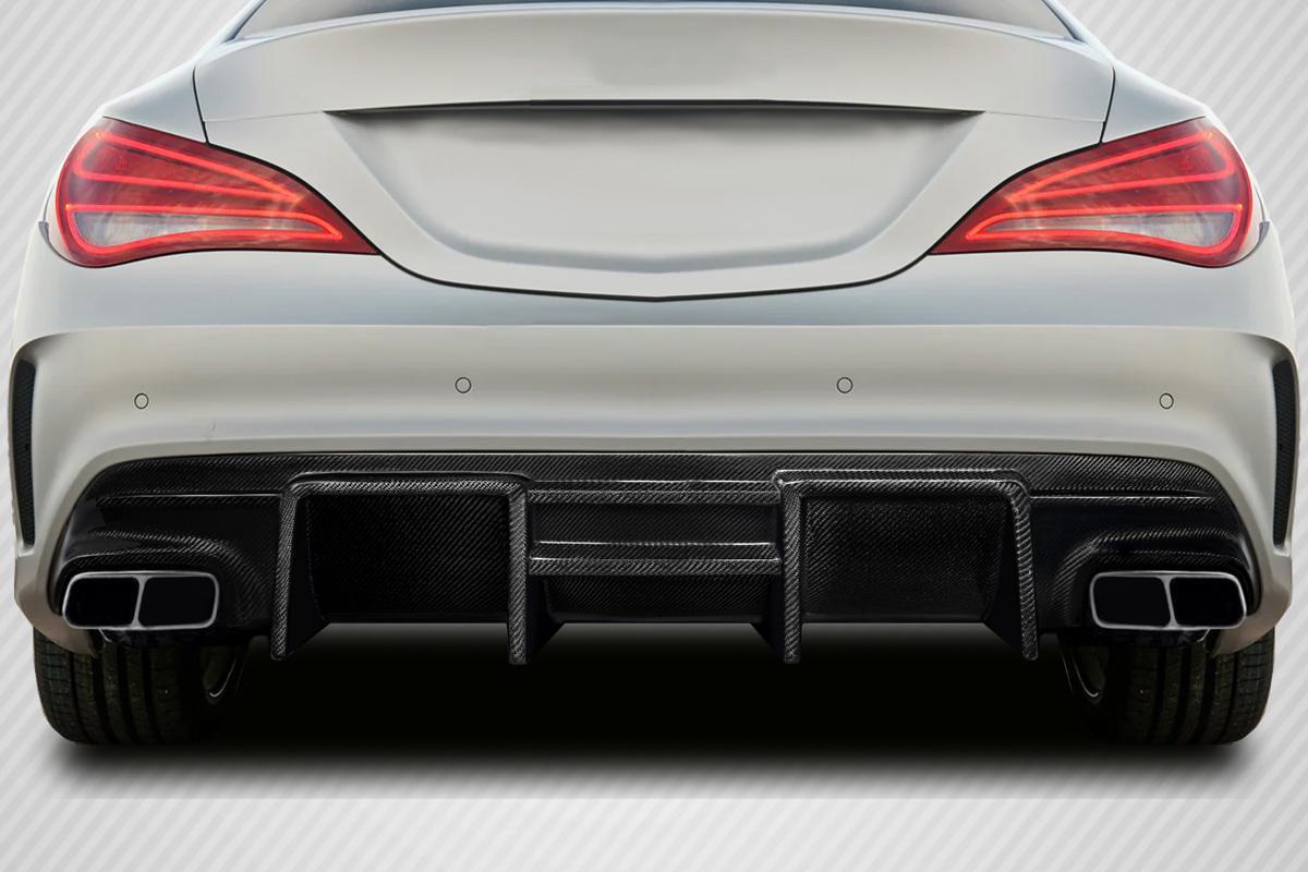 2014-2016 Mercedes CLA Carbon Creations Zex Carbon Fiber Rear Lip - Image 1