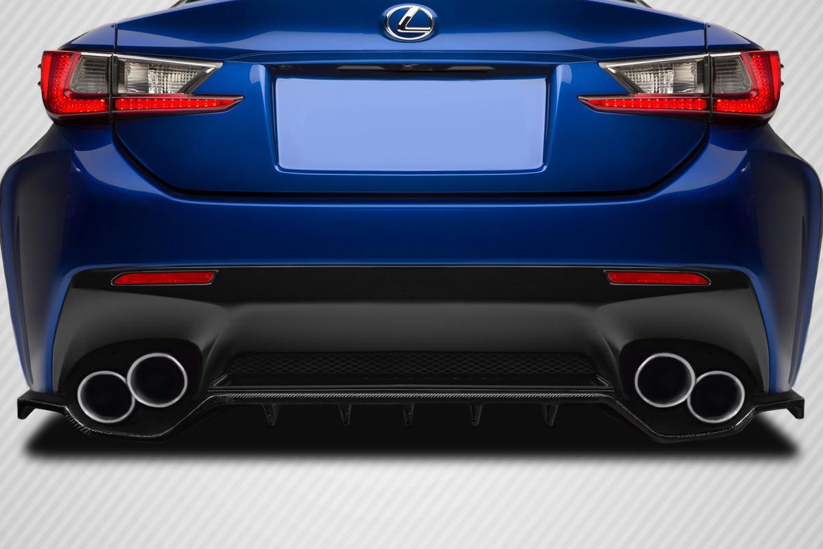 2015-2021 Lexus RC-F Carbon Creations Nexos Carbon Fiber Rear Lip - Image 1