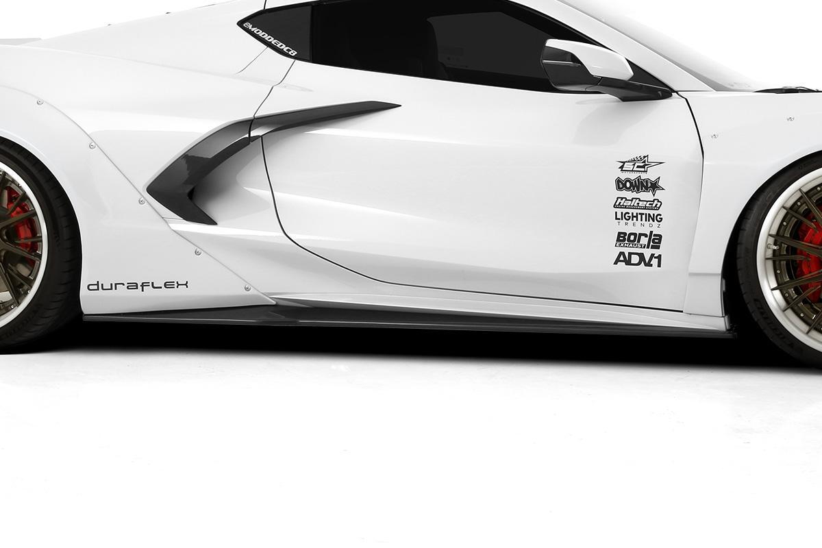 2020-2025 Chevrolet Corvette Duraflex Gran Veloce Side Skirts - Image 1