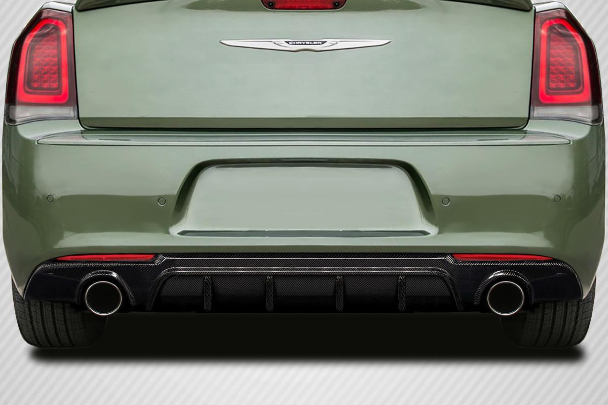 2015-2023 Chrysler 300C Carbon Creations Lexios Carbon Fiber Rear Lip - Image 1