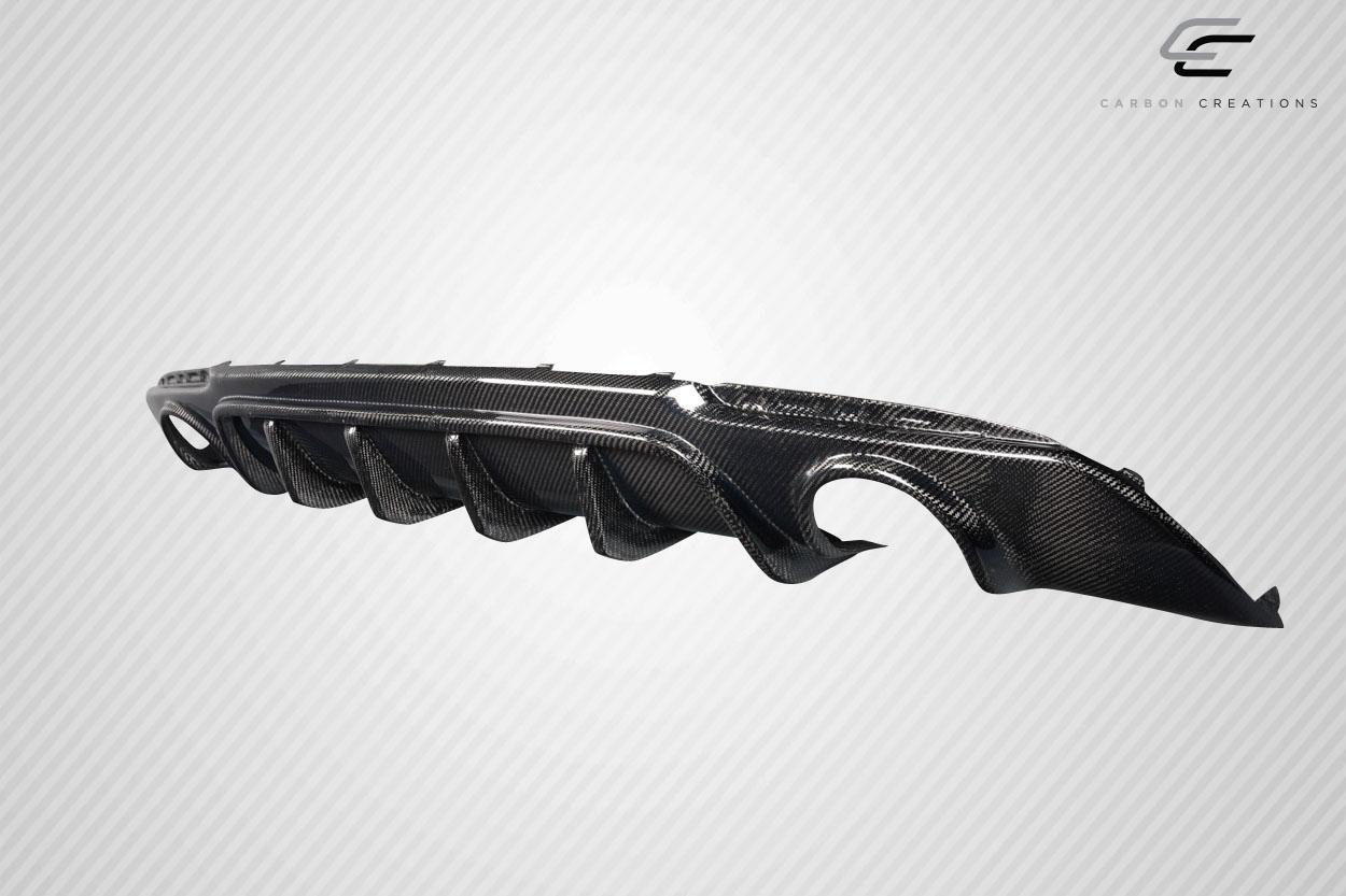 2015-2023 Chrysler 300C Carbon Creations Lexios Carbon Fiber Rear Lip - Image 3