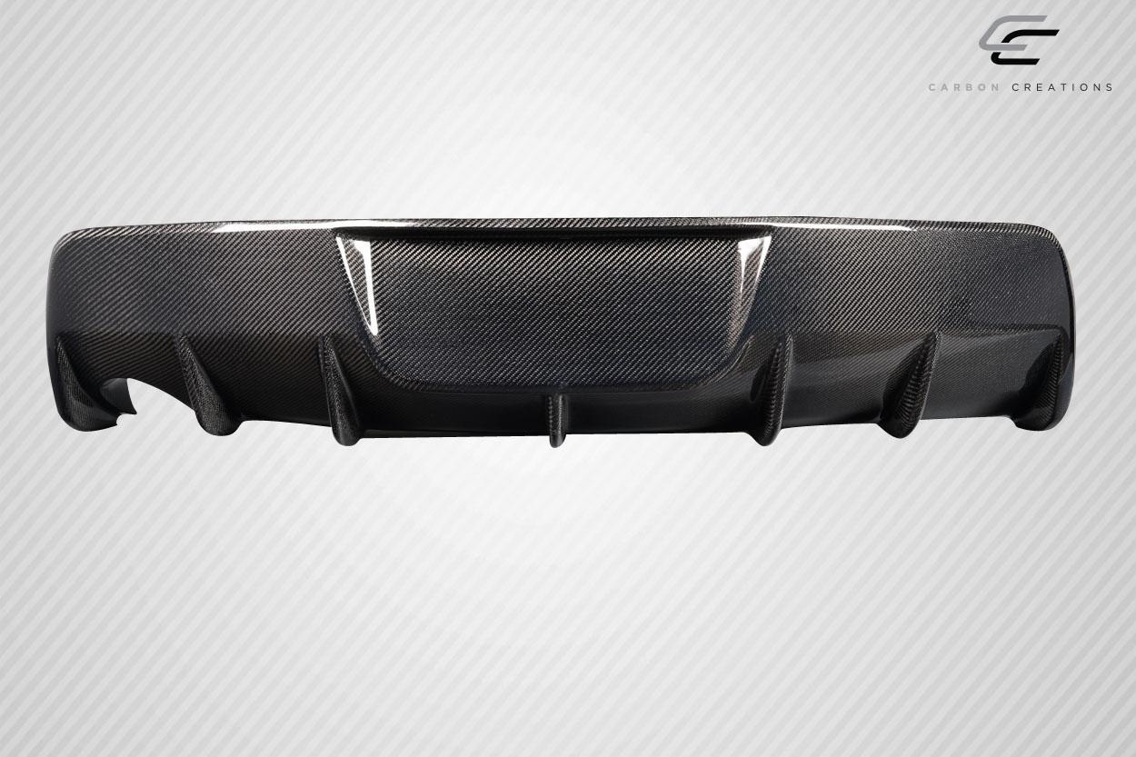 2004-2009 Mazda 3 Carbon Creations Corkscrew Carbon Fiber Rear Lip - Image 2