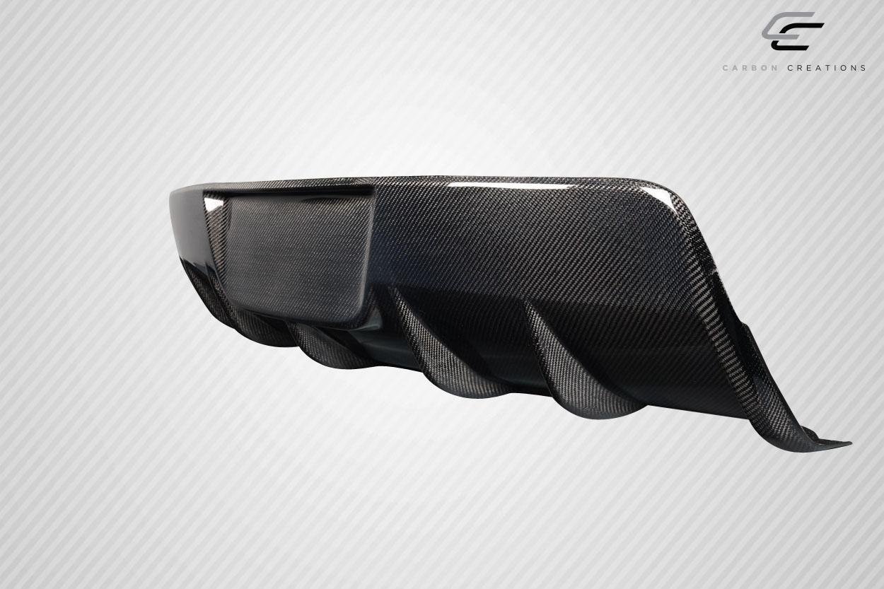2004-2009 Mazda 3 Carbon Creations Corkscrew Carbon Fiber Rear Lip - Image 3