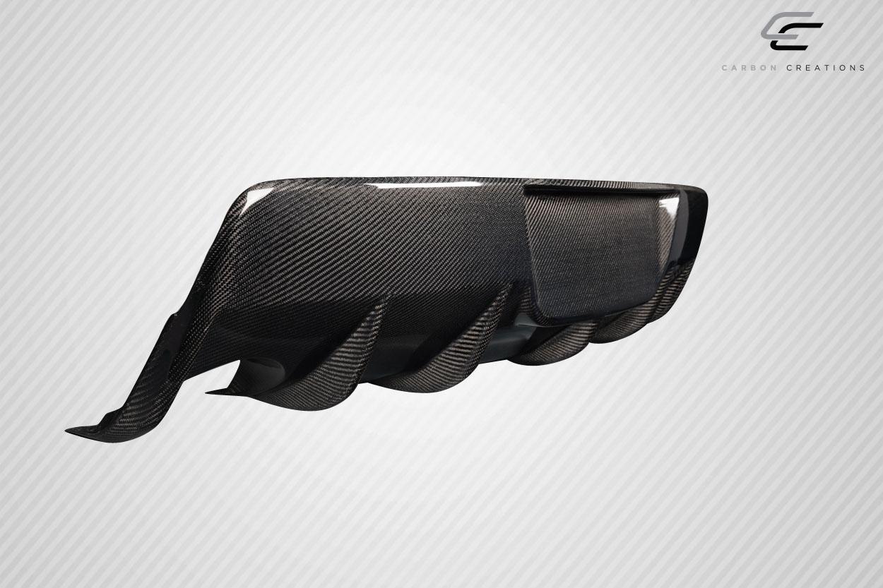 2004-2009 Mazda 3 Carbon Creations Corkscrew Carbon Fiber Rear Lip - Image 4