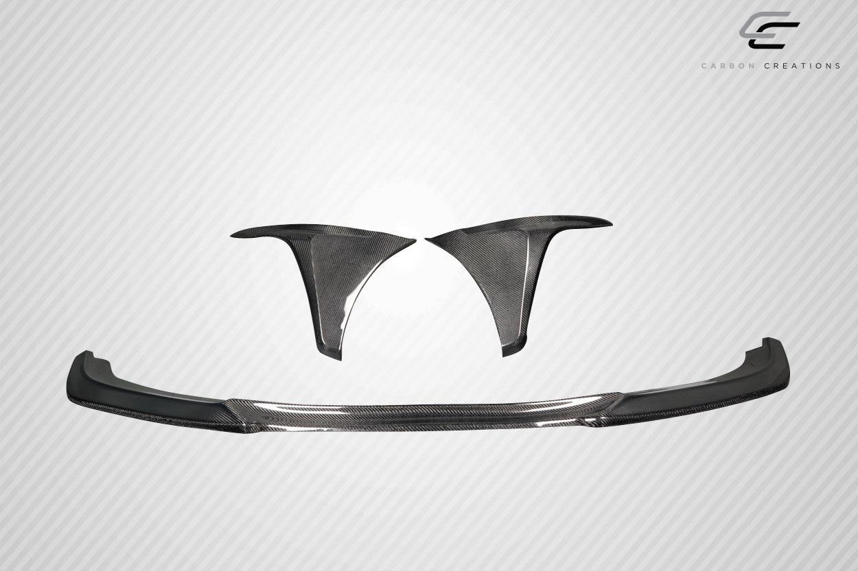 2016-2018 Honda Civic Carbon Creations Yoka Carbon Fiber Front Lip - Image 3