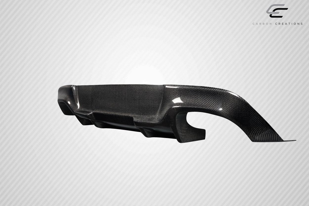 2010-2016 Hyundai Genesis Carbon Creations Twins Carbon Fiber Rear Lip - Image 3