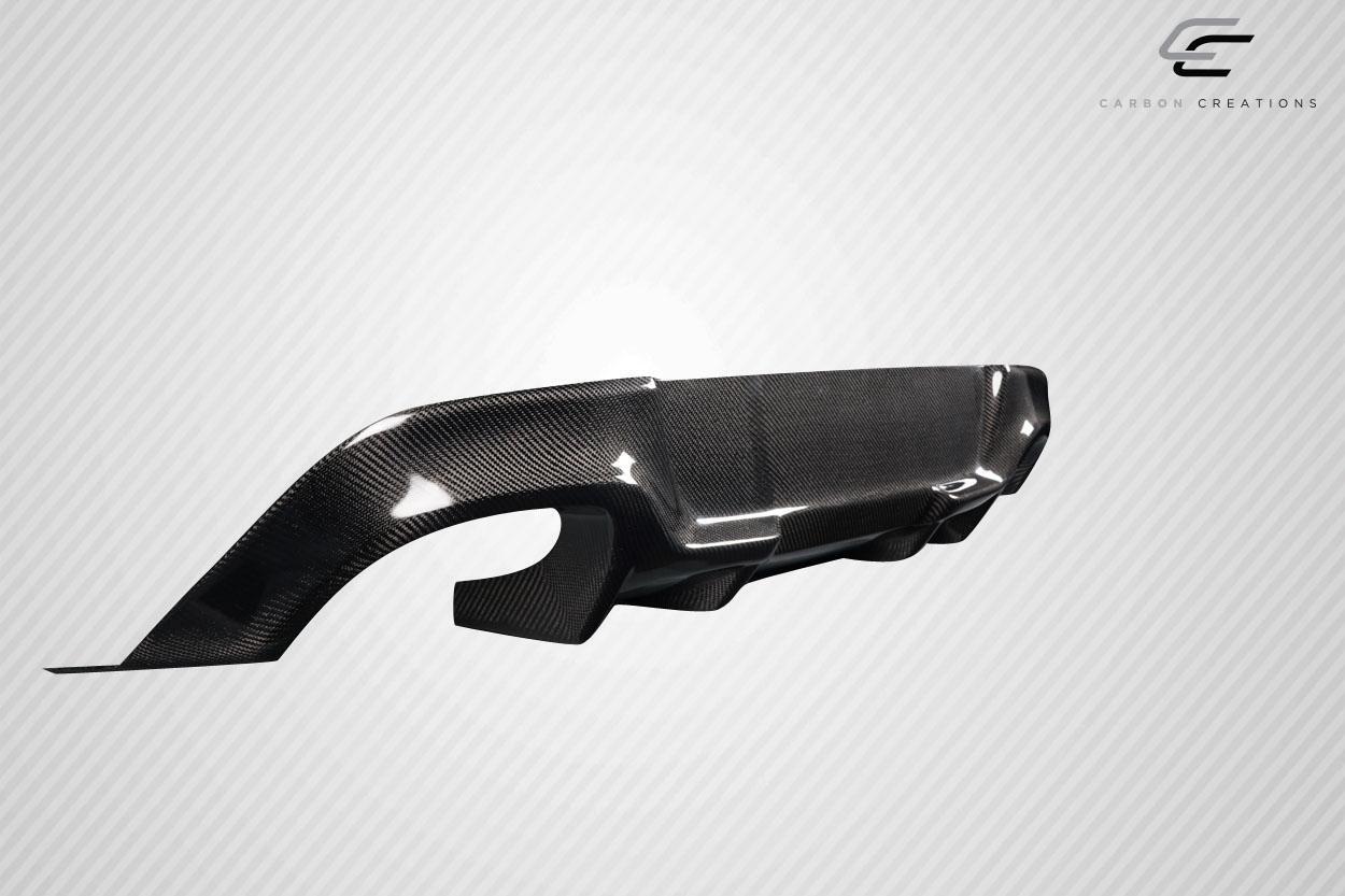 2010-2016 Hyundai Genesis Carbon Creations Twins Carbon Fiber Rear Lip - Image 4