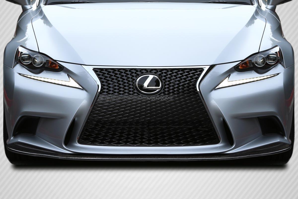 2014-2020 Lexus IS Carbon Creations Hyper Carbon Fiber Front Lip - Image 1