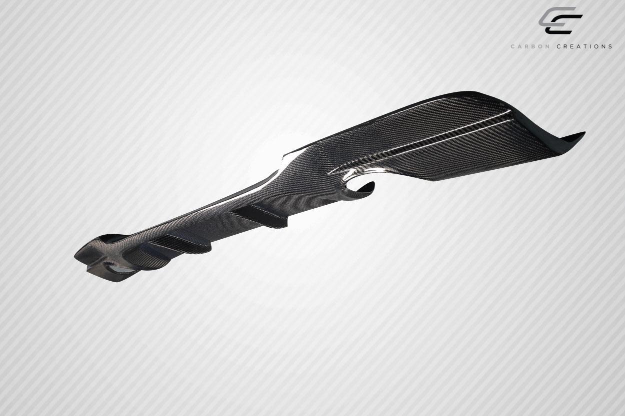 2008-2013 BMW M3 Carbon Creations PTG Type Carbon Fiber Rear Lip - Image 3