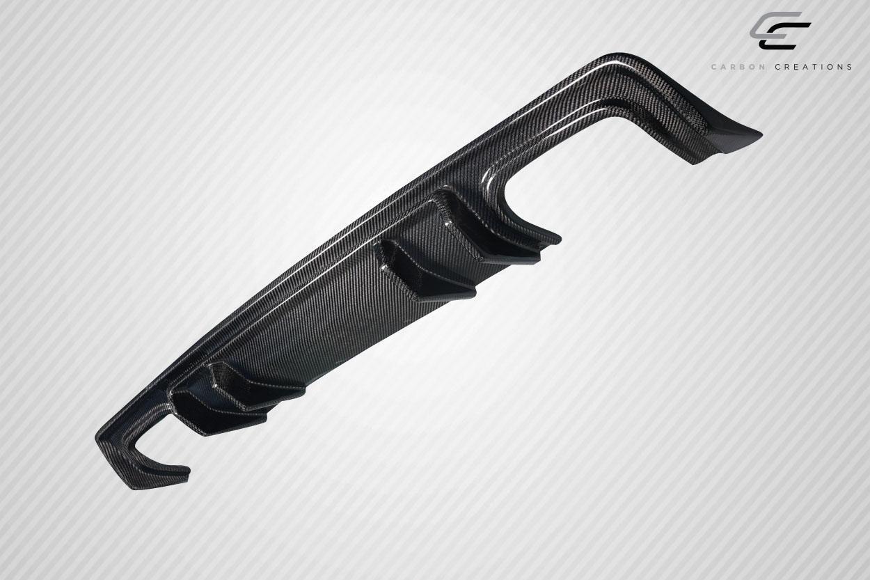 2015-2023 Dodge Challenger Carbon Creations Turn Auto Carbon Fiber Rear Lip - Image 4