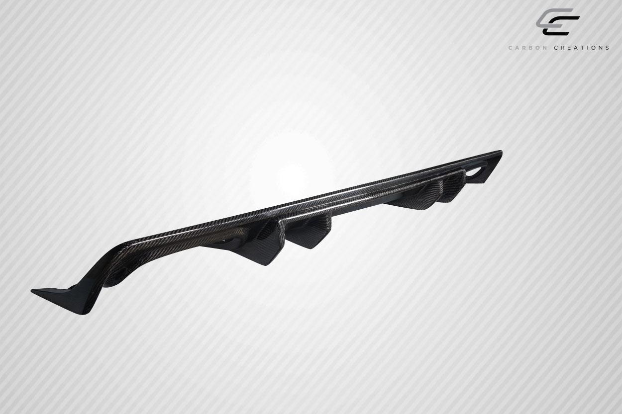 2015-2023 Dodge Challenger Carbon Creations Turn Auto Carbon Fiber Rear Lip - Image 5