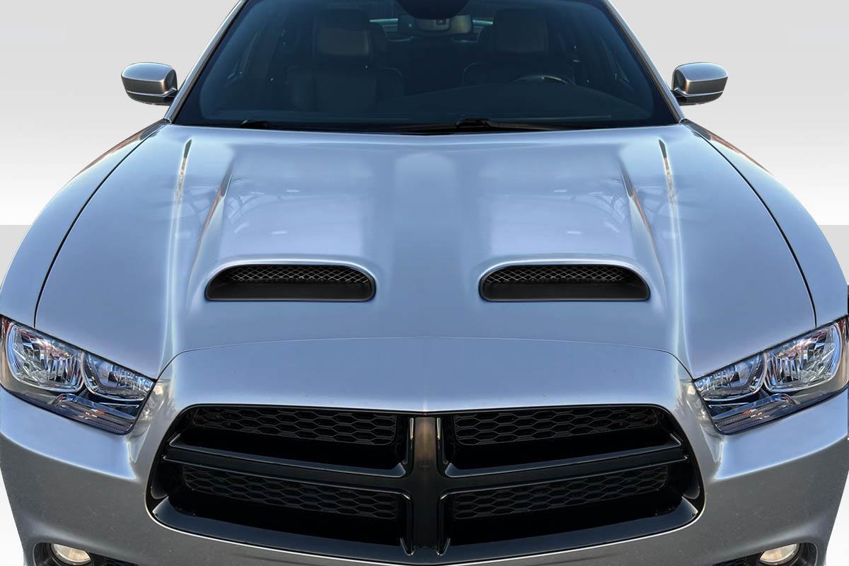 2011-2014 Dodge Charger Duraflex Redeye Look Hood - Image 1