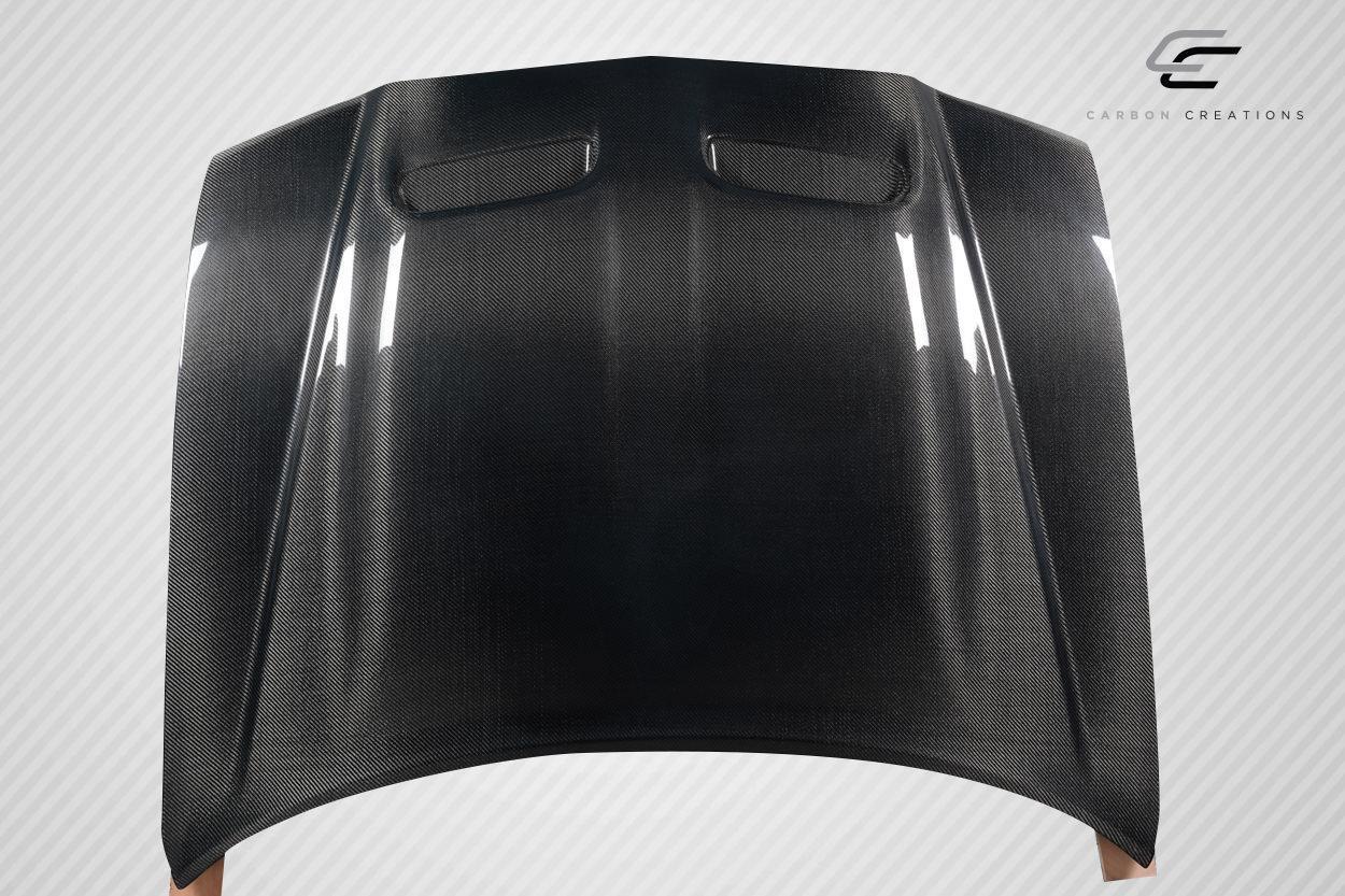 2011-2014 Dodge Charger Carbon Creations Redeye Look Carbon Fiber Hood - Image 5