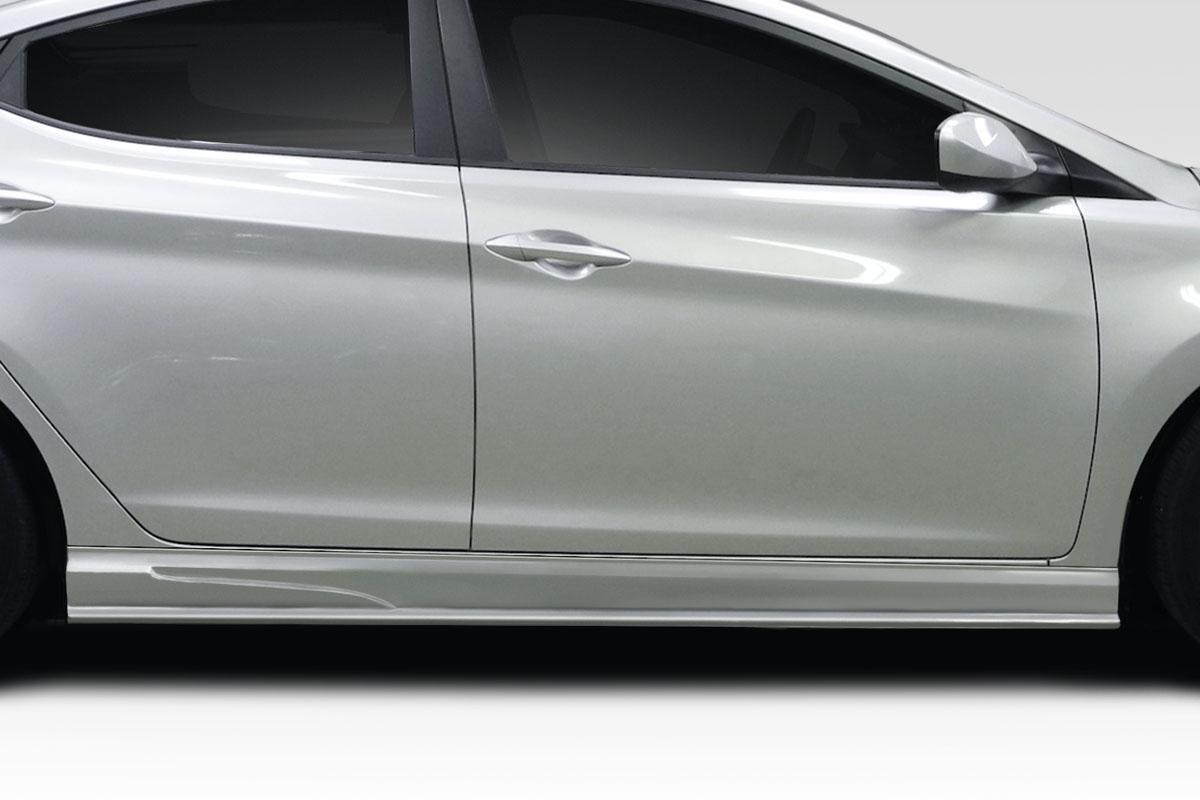 2011-2013 Hyundai Elantra Duraflex SQR Side Skirts - Image 2