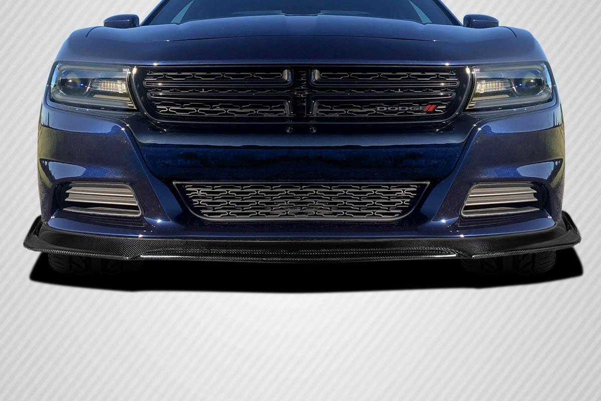 2015-2023 Dodge Charger Carbon Creations YGR Design Carbon Fiber Front Lip - Image 1
