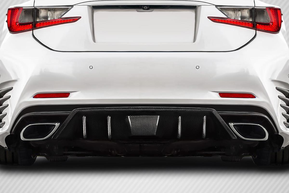 2015-2020 Lexus RC-F Carbon Creations Downforce Aero Carbon Fiber Rear Lip - Image 1