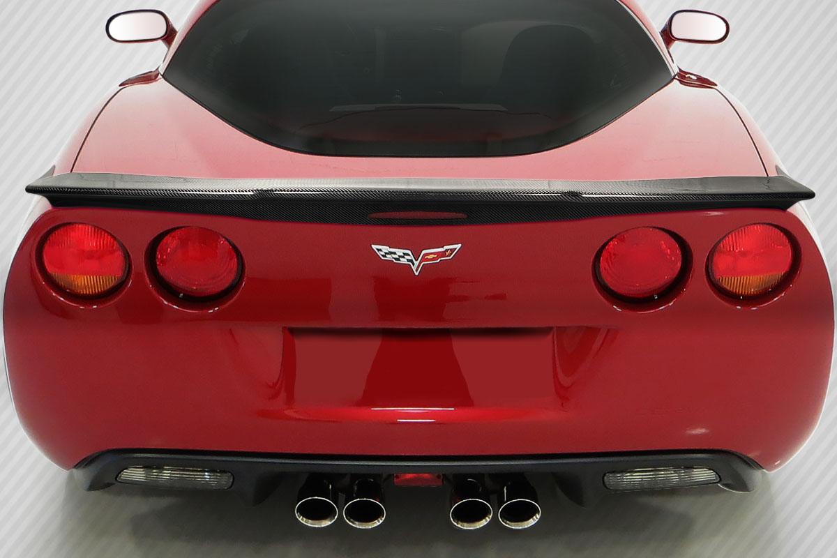 2005-2013 Chevrolet Corvette Carbon Creations Flow Wave Carbon Fiber Rear Wing - Image 1