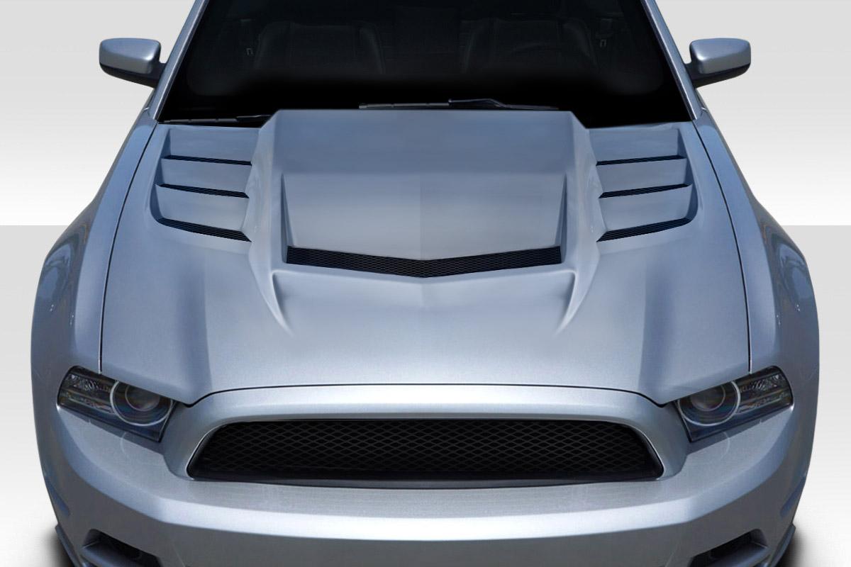 2013-2014 Ford Mustang Duraflex Interceptor Hood - Image 1