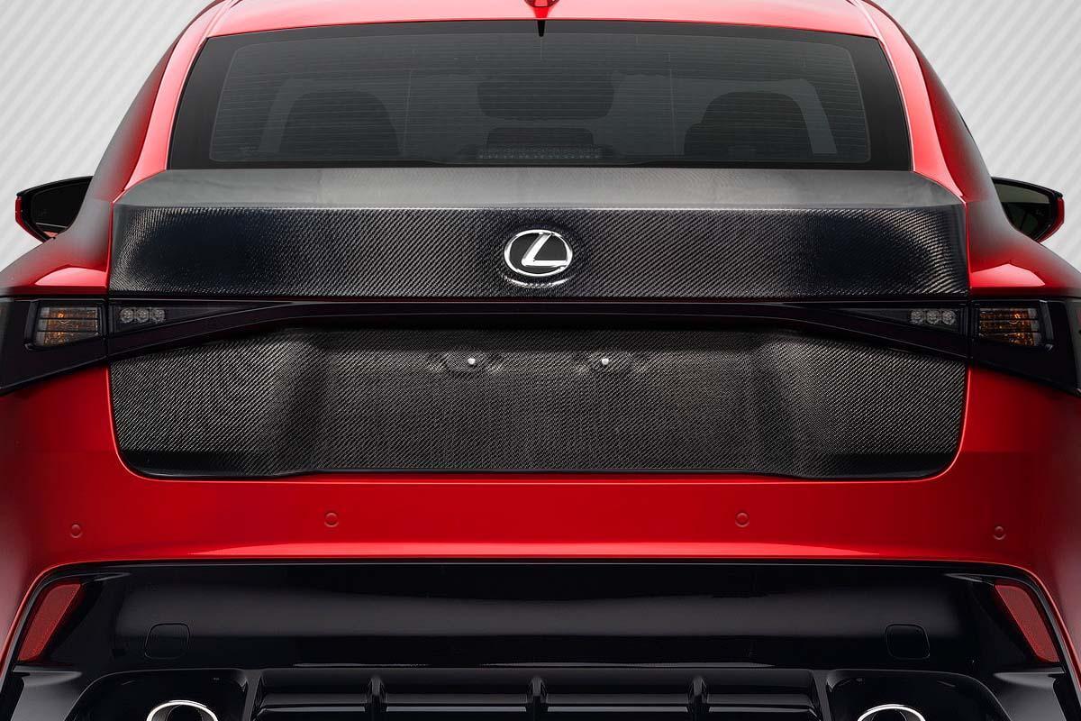 2021-2025 Lexus IS Carbon Creations OEM Look Carbon Fiber Trunk - Image 1