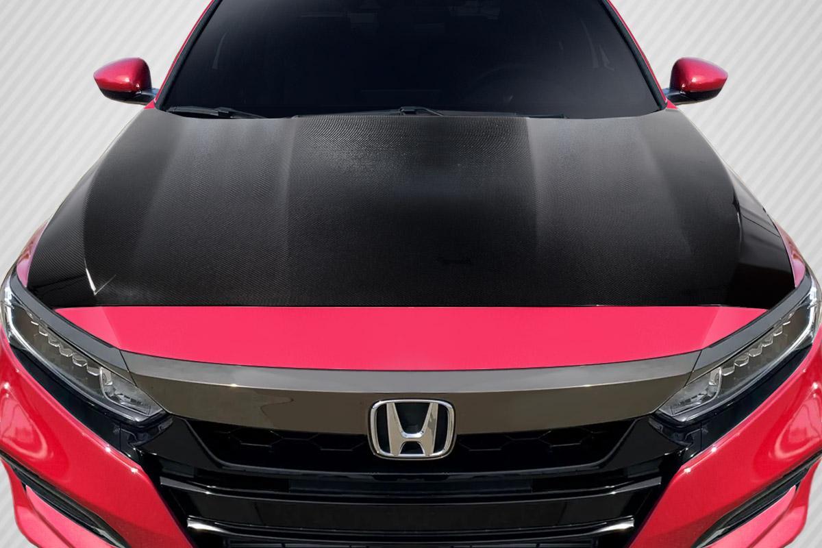 2018-2022 Honda Accord Carbon Creations OEM Look Carbon Fiber Hood - Image 1