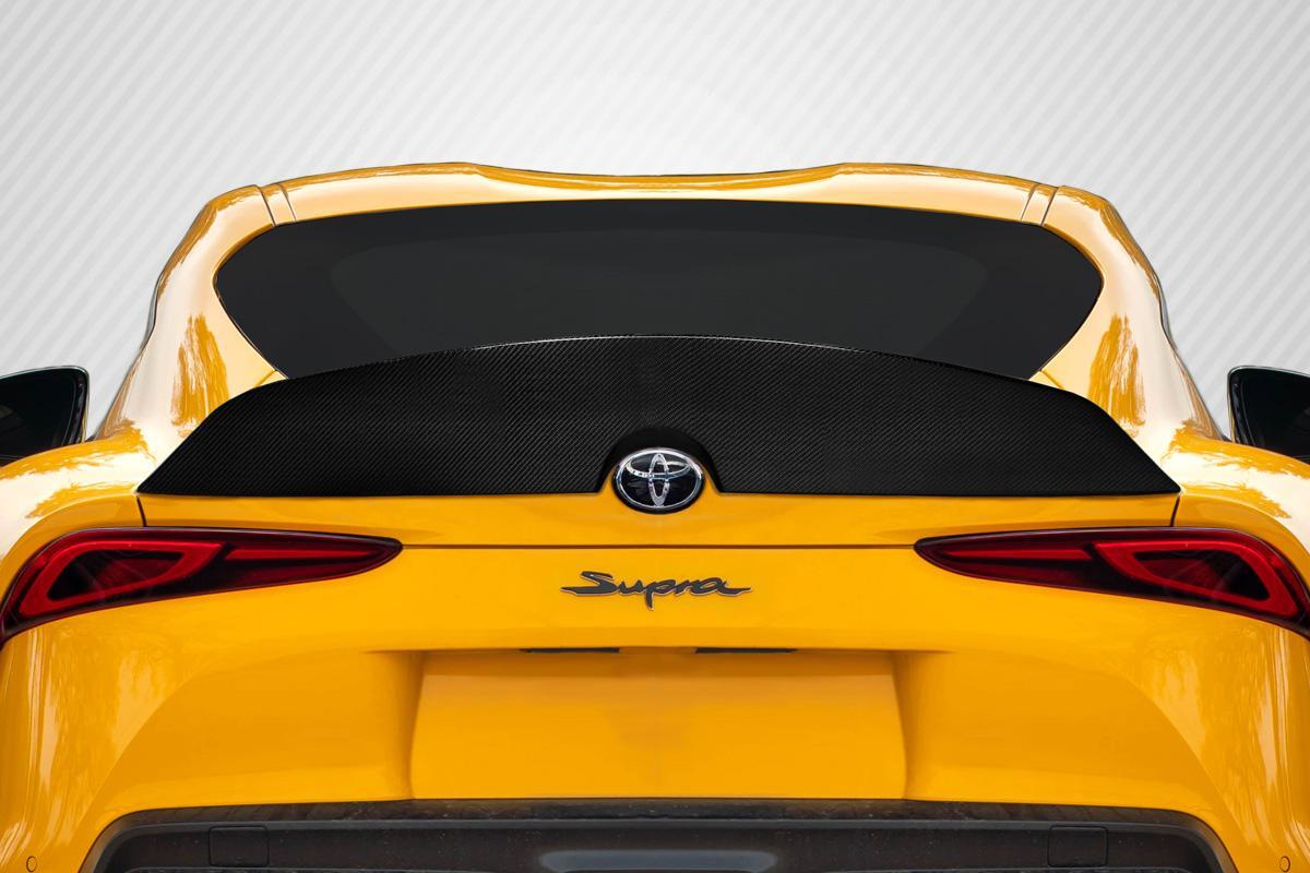 2019-2023 Toyota Supra Carbon Creations Attack Aero Carbon Fiber Rear Wing - Image 1