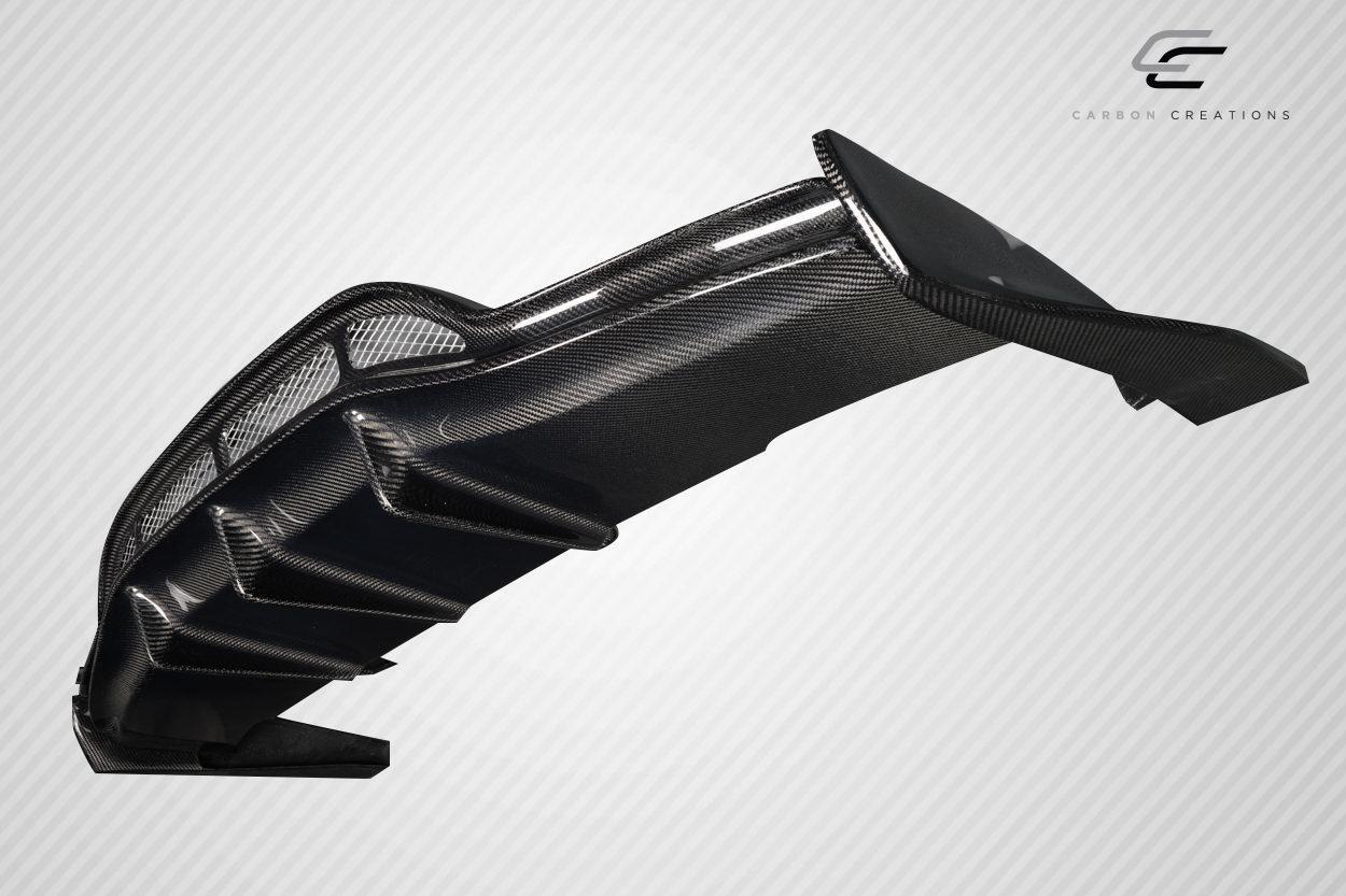 2015-2020 Mercedes C Class Carbon Creations Weaver Carbon Fiber Rear Lip - Image 4