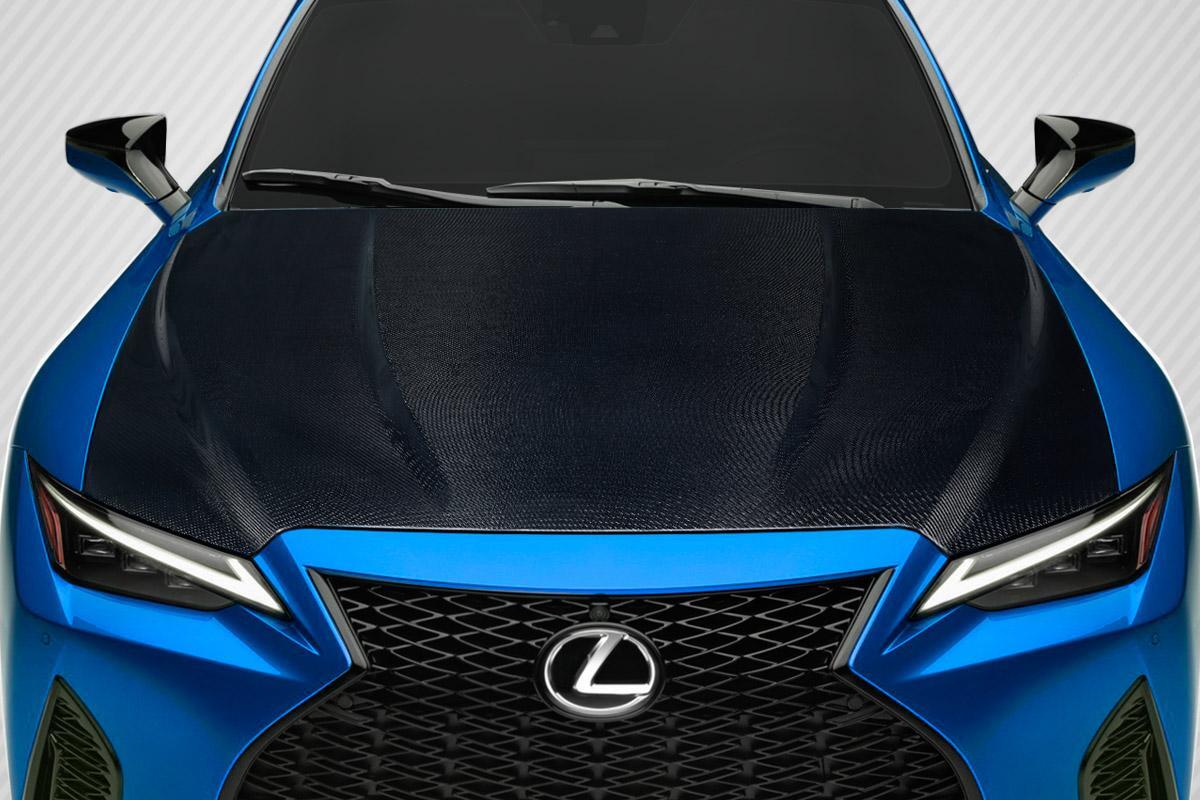 2021-2025 Lexus IS Carbon Creations OEM Look Carbon Fiber Hood - Image 1