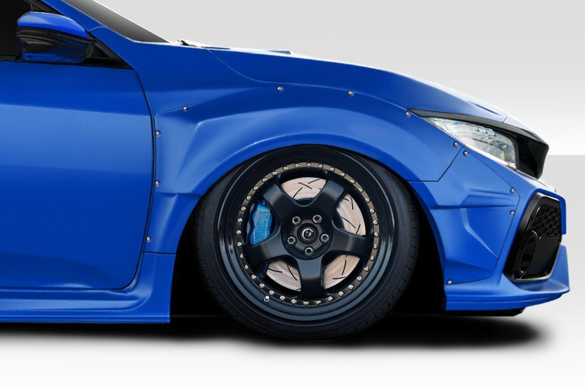 2016-2021 Honda Civic Duraflex Speedster Fender Flare - Image 1