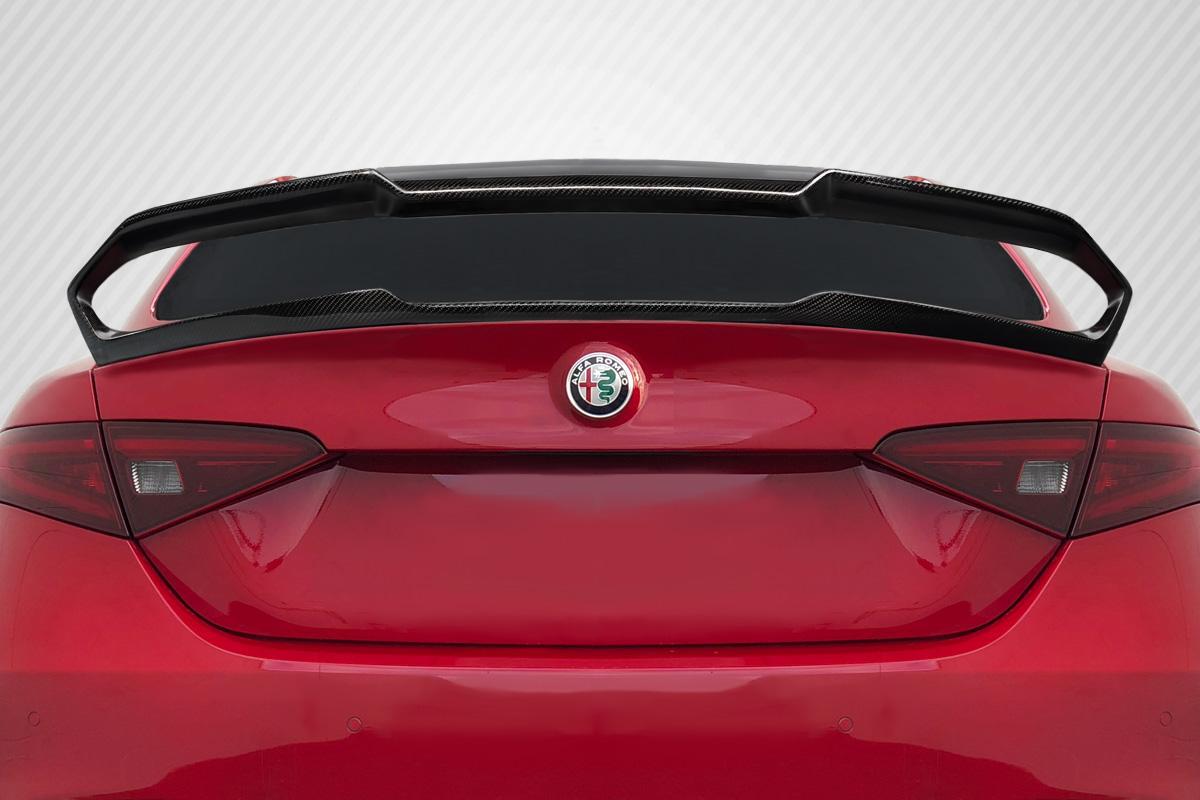 2017-2025 Alfa Romeo Giulia Carbon Creations GTA Look Carbon Fiber Rear Wing - Image 1