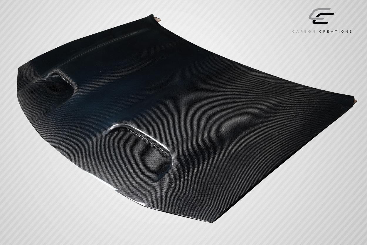 2006-2010 Dodge Charger Carbon Creations Hellcat v2 Carbon Fiber Hood - Image 3